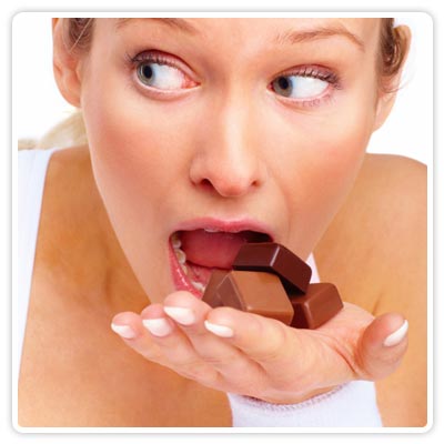 Giving up chocolate is not good